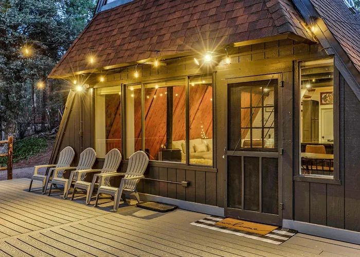 Modern Luxurious A-frame - Playground *