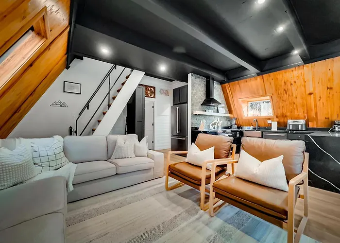 Modern Luxurious A-frame - Playground * Pine