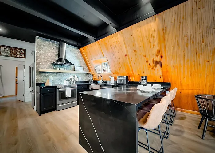 Modern Luxurious A-frame - Playground * Pine